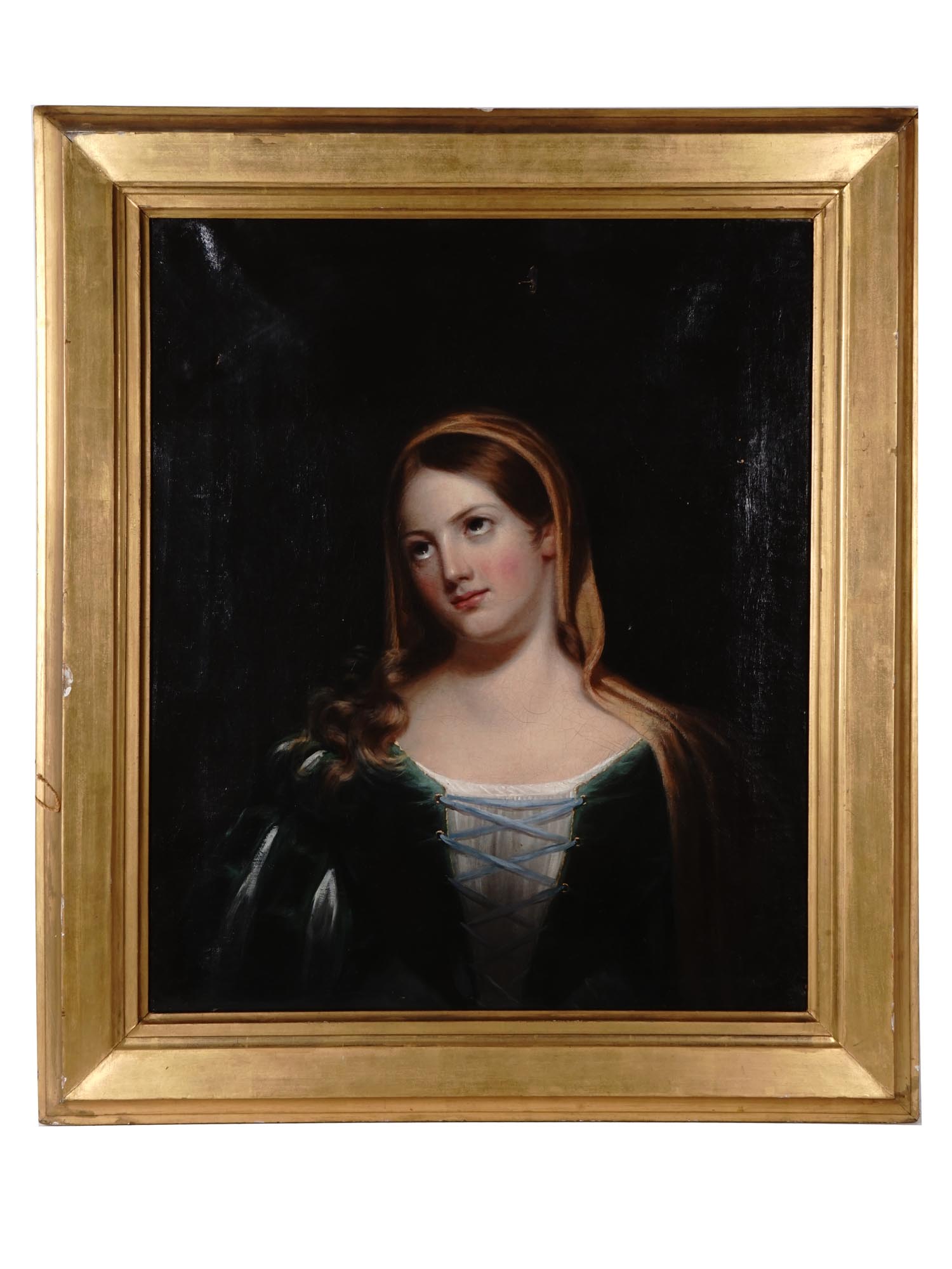 ATTR TO CEPHAS GIOVANNI THOMPSON LADY PORTRAIT PIC-0